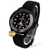 Rolex RLX Submariner Black Rubber Strap - MaisonElara