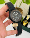 Rolex RLX Submariner Black Rubber Strap - MaisonElara