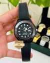 Rolex RLX Submariner Black Rubber Strap - MaisonElara