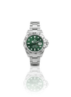 Luxury Submariner Swiss Like Movement - Emerald Green Dial & Stainless Steel - MaisonElara