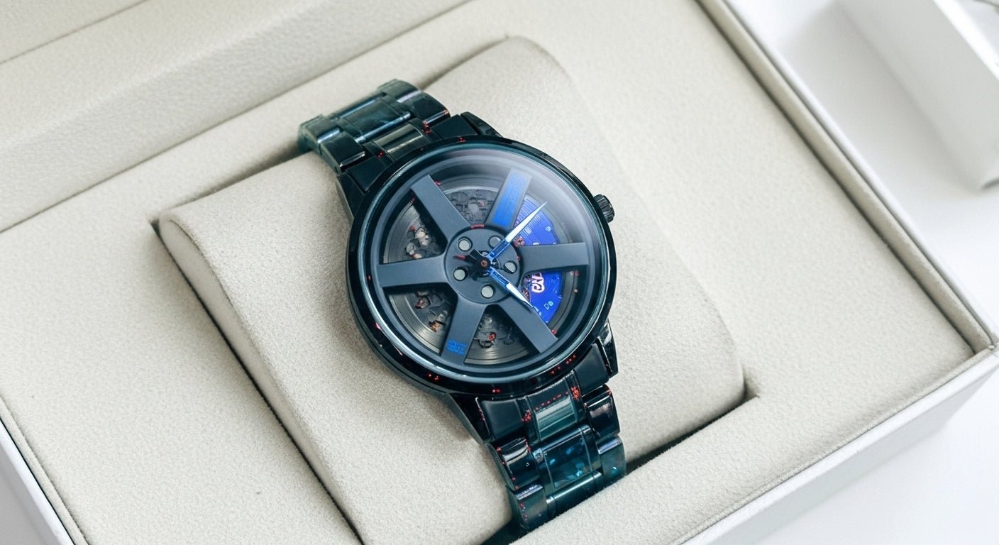 SKMEI Wheel Working Matte Black Bezel - MaisonElara